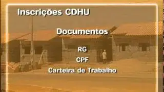 CDHU abre nesta 5&ordf; feira (08) cadastro para fam&iacute;lias de Ipeuna