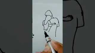 #its mi arts #father #daughter #cute 🥰 #love ❤️#drawing #pen #art #like #subscribe #viral #shorts
