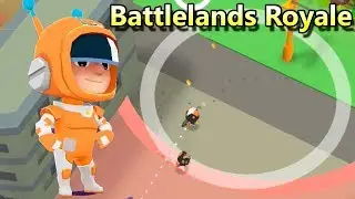 БАТЛ РОЯЛЬ НА ТЕЛЕФОНЕ! Battlelands Royale! соло с другом! ПУБГ С ВЕРХУ!