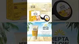 Hepta glow night cream and sunblock. 100% visible results within 5 days. #removefreckles #fairbright