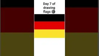 day 7 of drawing flags ☻️ | Germany 🇩🇪