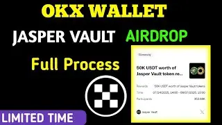 OKX Wallet Jasper Vault Airdrop || How to participate in OKX Wallet || Farhan Online