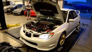 Thomas' STI on the Dyno 300whp.  ESTuned AWD Dyno Tucson AZ