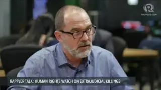 Human Rights Watch: Police simply implementing Duterte's policies