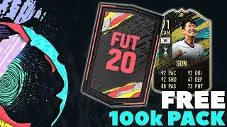 WE GOT A FREE 100K PACK and a MID ICON pack! I packed moments SON!