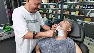 LEARN ASMR FROM ME!TRAINING SESSION WITH MY BARBER FRIEND BEARD TRIMMING! ​@ASMRMustafaBicer