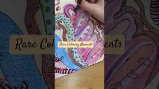 Rare and Relaxing Reverse Coloring Session #relaxingart #zenpatterns #reversecoloring