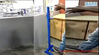 Portable Touchless Foot Operated Hand Sanitizer Stand - Version 2.0