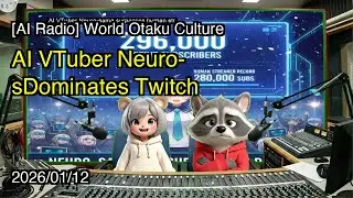 [AI Radio] World Otaku Culture - AI VTuber Neuro-sDominates Twitch - January 12, 2026