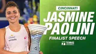 Jasmine Paolini Finalist Speech | 2025 Cincinnati