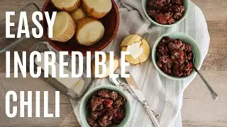 Slow Cooker Chili Recipe | Family Meal Prep (Not Spicy!)