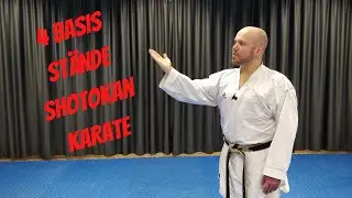 4 Basis St&auml;nde im Shotokan Karate