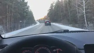 Поездка в Челябинск. Дорога на Музей через Мирный.