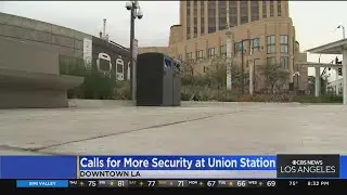 Janitors rally to demand more security at Union Station