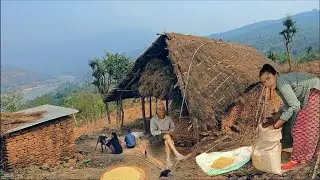 Life in The Rural Atmosphere | Peaceful Slow Living Village Life in Nepal | Bijaya Limbu