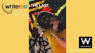 Sarah Bellum Mental Reads at the Writefest 2022 Open Mic at The Orange Show