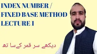 Index number / fixed base method