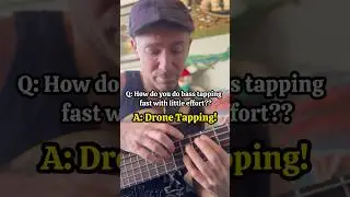 What is drone bass tapping? #basstapping #solobass #basslesson #learnbass #scottsbasslessons