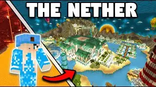 Я ПРЕВРАТИЛ Нижний мир в ОКЕАНСКОЕ МЕГАСТРОЕНИЕ в моем хардкорном мире Minecraft Forever World!
