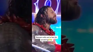 Roman Reigns smells weed in the crowd 🤣 #RomanReigns #Wwe #Marijuana #Weed