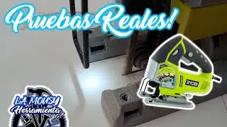Pruebas Sierra Caladora | Ryobi JS481LG | en Melamina con Segueta Especial🔥