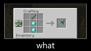 MINECRAFT - Wait What Meme : PART 1 - Sword diamond