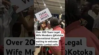 Over 200 Team Legal Wife Members @Kotoka International Airport waiting to welcome Daddy Lumba&rsquo;s wife