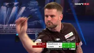 17) Luke Woodhouse vs Jamie Lewis 2021 PDC World Darts Championship 2020.12.17 Round 1