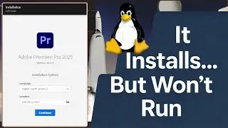 We can install Adobe Photoshop on Linux with a custom proton but ...