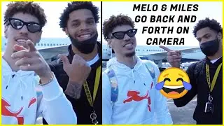 LAMELO AND MILES FUNNY(HORNETS BEHIND THE SCENES)
