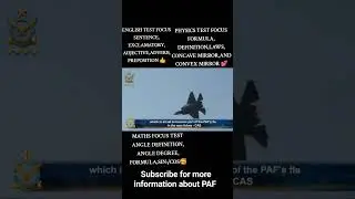 #paf #pafjobs @Pakshaheen1 PAF airman asked questions of 2024. Syllabus