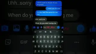 Running on my mind || Messenger Chat Lyrics Video Editing || Alight Motion #short