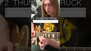 5 Iconic AC⚡️DC Guitar Riffs (With Tabs)