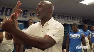 Coach Lynn's Postgame Speech and Celebration vs Broncos | LA Chargers