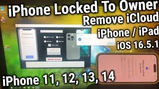 iPhone Lock To Owner iOS 16.5.1 Remove iCloud Locked To Owner iPhone 14, 13, 12, 11