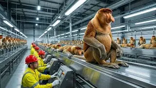 khi drilInside the Proboscis Monkey Factory &ndash; From Jungle Capture to Media Star (Full Process)