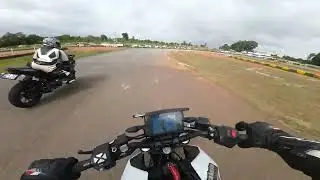 R15v3 VS KTM Duke 390 Track Chase!! Raw Footage.
