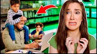 Mom Lets Kids RUIN Dad's Work!?!