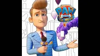 Paint Color Lite - PAW Patrol The Movie: Marty Muckraker (Characters Pics)