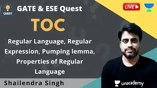Regular Language, Regular Expression, Pumping lemma, Properties of Language | TOC | GATE 2021