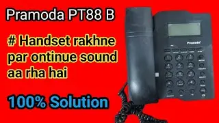 Pramoda landline phone repair | Continuous sound aa rha hai | PT88 B @Salotra_techs