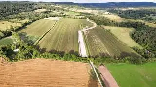 Cinematic Surrey Hills - Area of Outstanding Beauty-  Drone View - DORKING Village - 4K