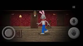 Mr hopp playhouse manor escape playing as ruby vs Mr hopp (Mr hopp got stuck in the wall) :l