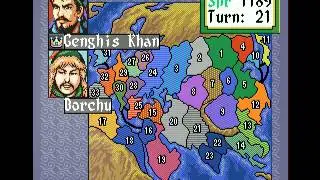 Mega Drive Longplay [156] Genghis Khan II - Clan of the Gray Wolf