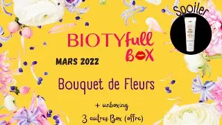 🌷Unboxing Biotyfullbox Mars 2022 🌷 + 3 autres Box cadeau 😍😍😍