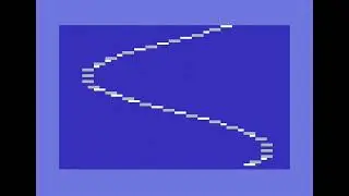 C64 Sine Wave Basic One-Liner... PETSCII enhanced edition 😁