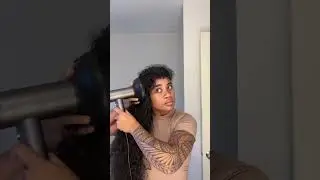 First time using Fenty Hair curl defining cream #shorts