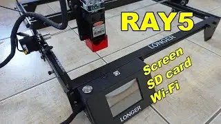 Laser engraver with screen and SD card: Longer RAY5 (unboxing, assembling, in-depth review)