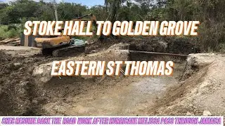 Chec Resume Back The ROAD Work After Hurricane Melissa Pass Through Jamaica.