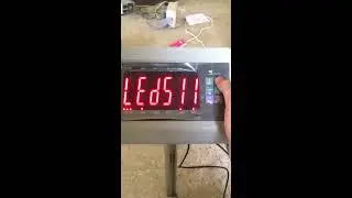 Yaohua XK3190 T7E Indicator Calibration معايرة ميزان طبلية